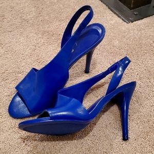 Ninewest Royal Tanzanite sling back, 8M